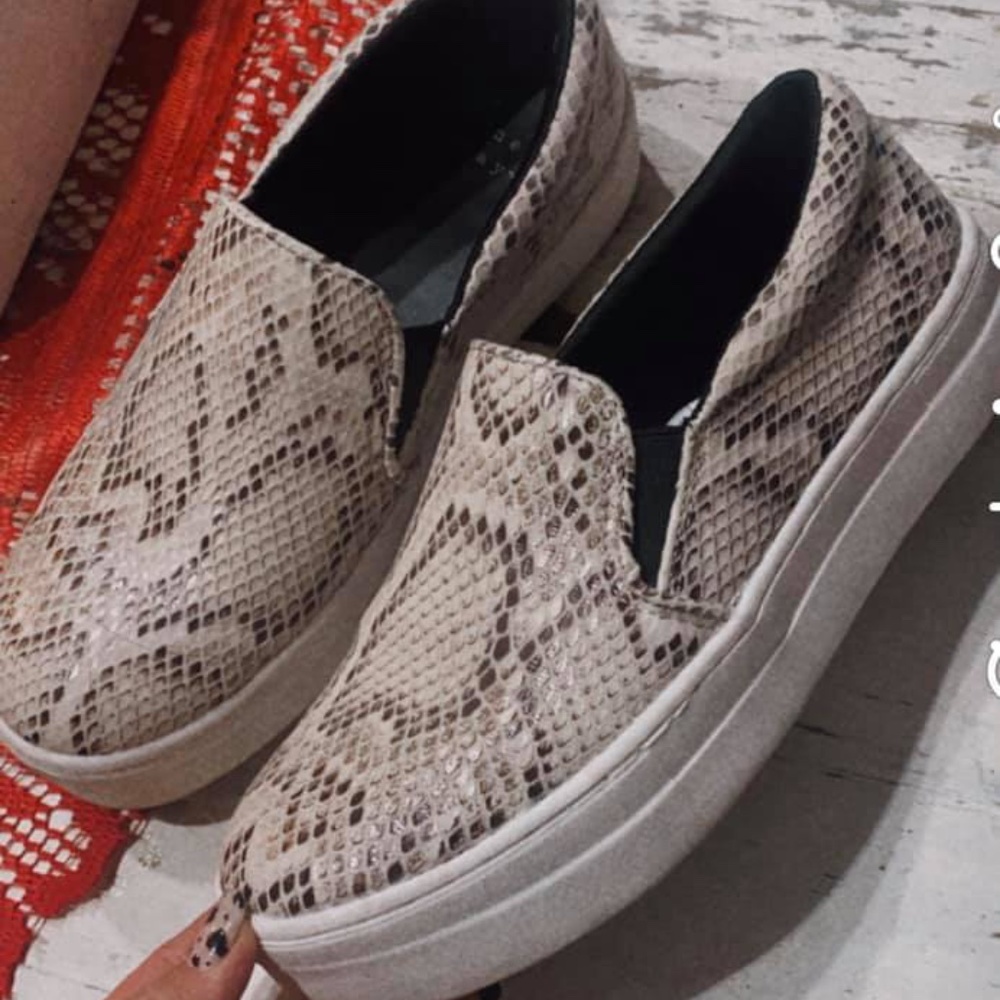 snake skin sneakers